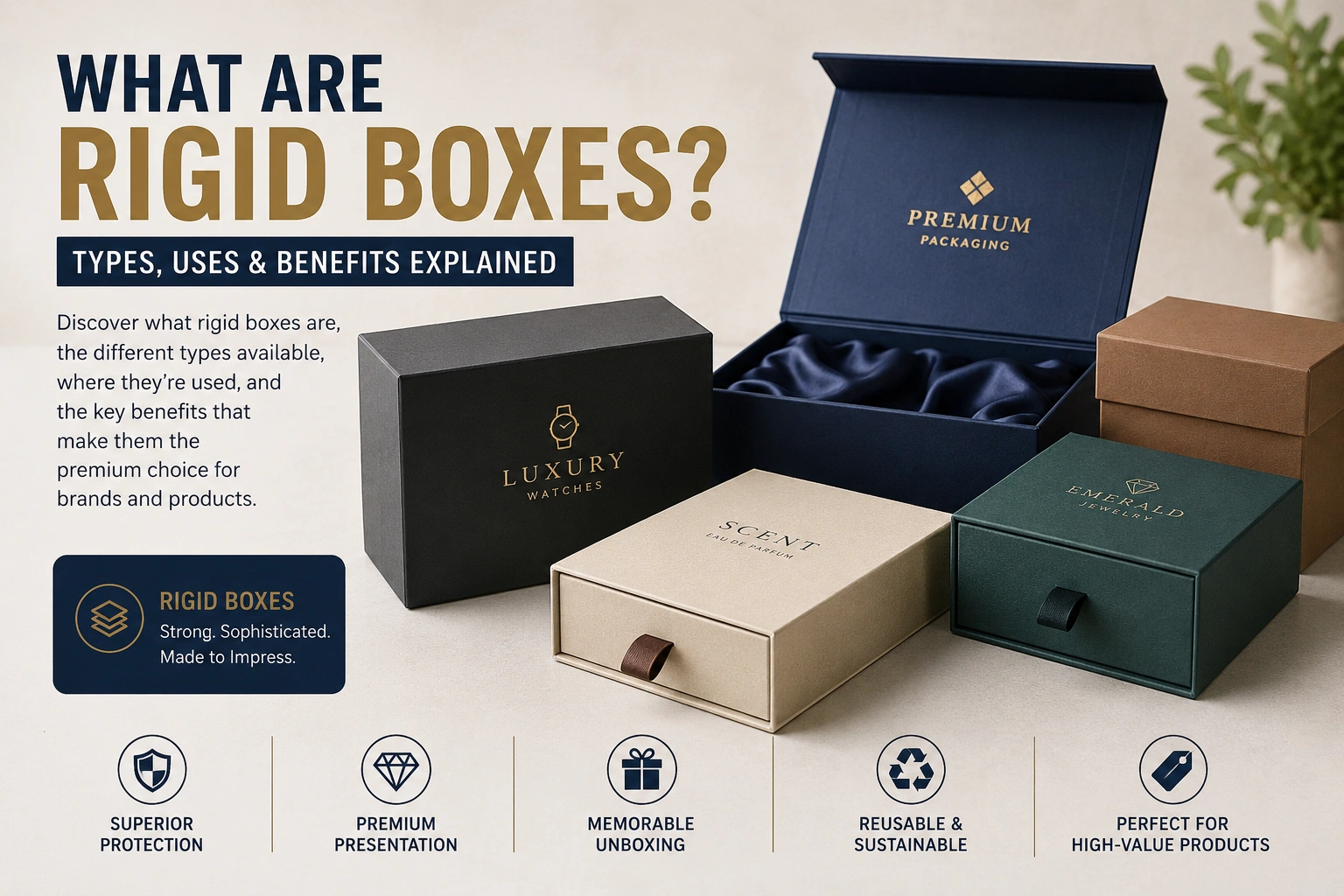 What Are Rigid Boxes Types, Uses & Benefits Explained