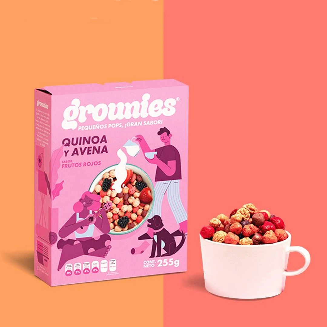 Custom Colorful Cereal Packaging