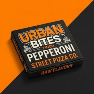 Custom Printed 7 inch pizza Boxes