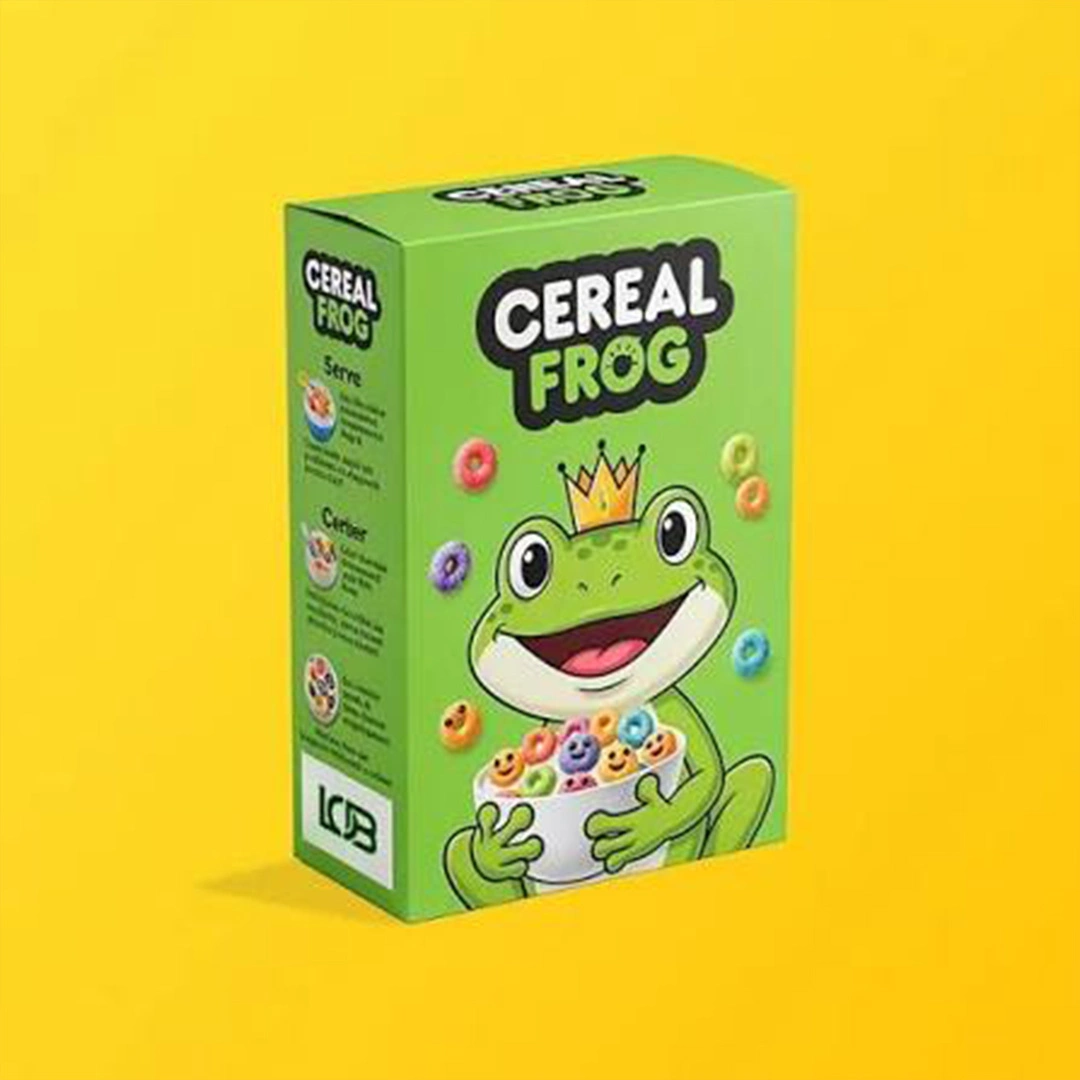Green Cereal Box