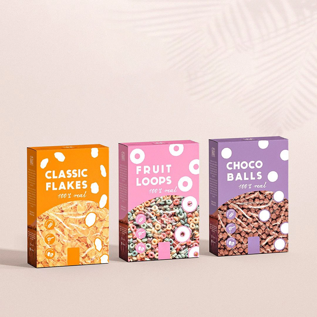 Wholesale Colorful Cereal Boxes