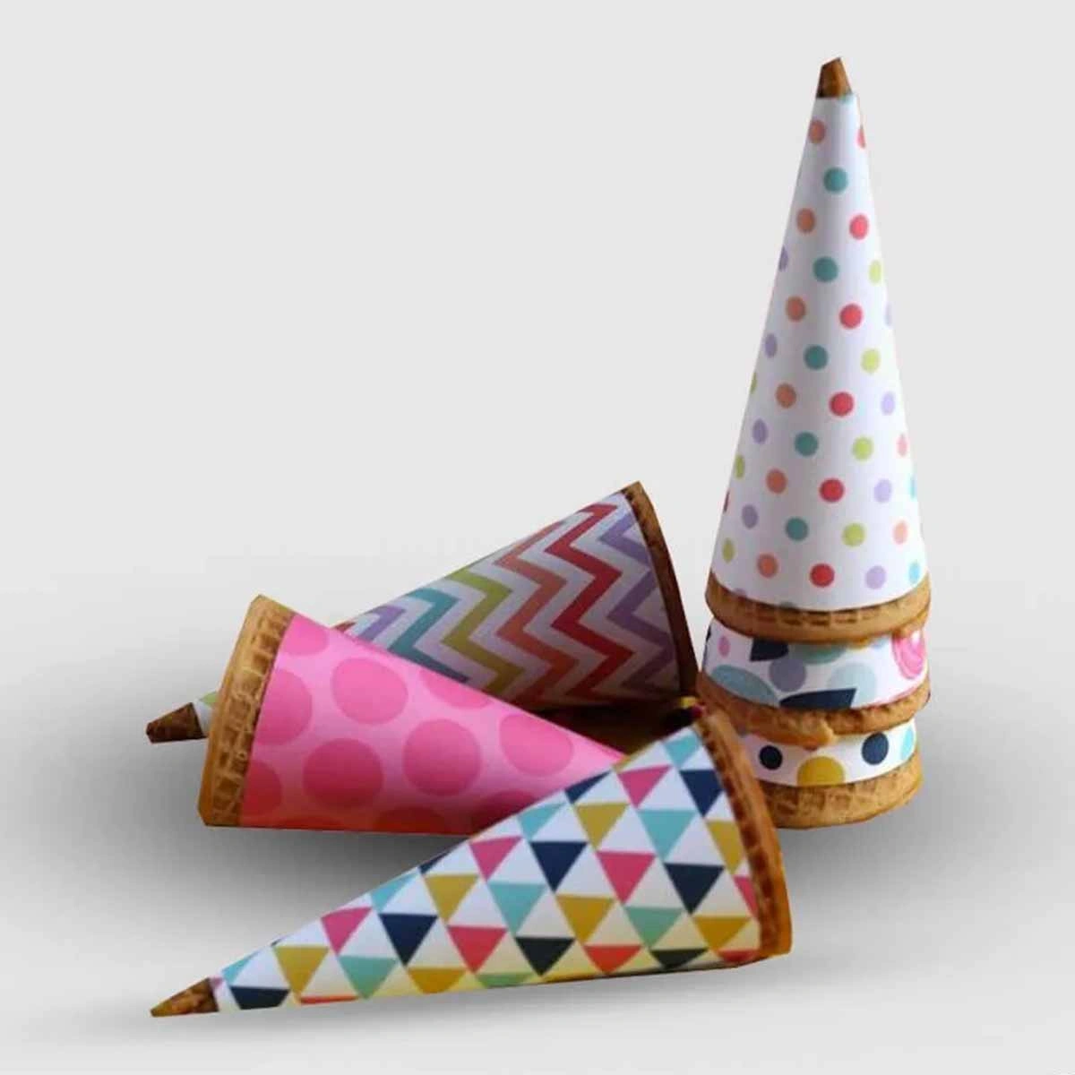 Custom Abstract Cone Sleeves
