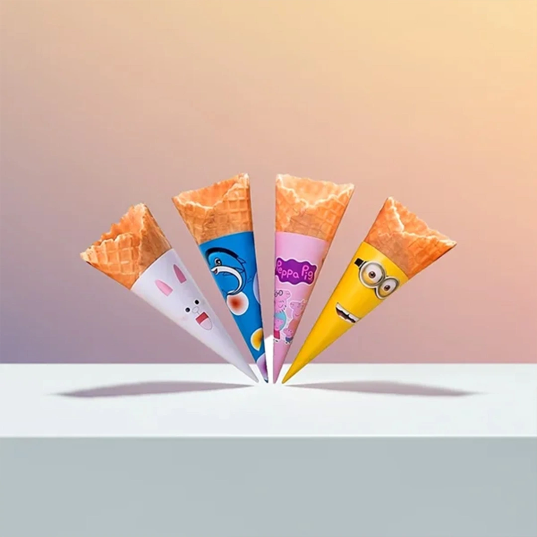 Custom Child Size Waffle Cone Sleeves