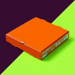 Custom Printed Orange Pizza Boxes