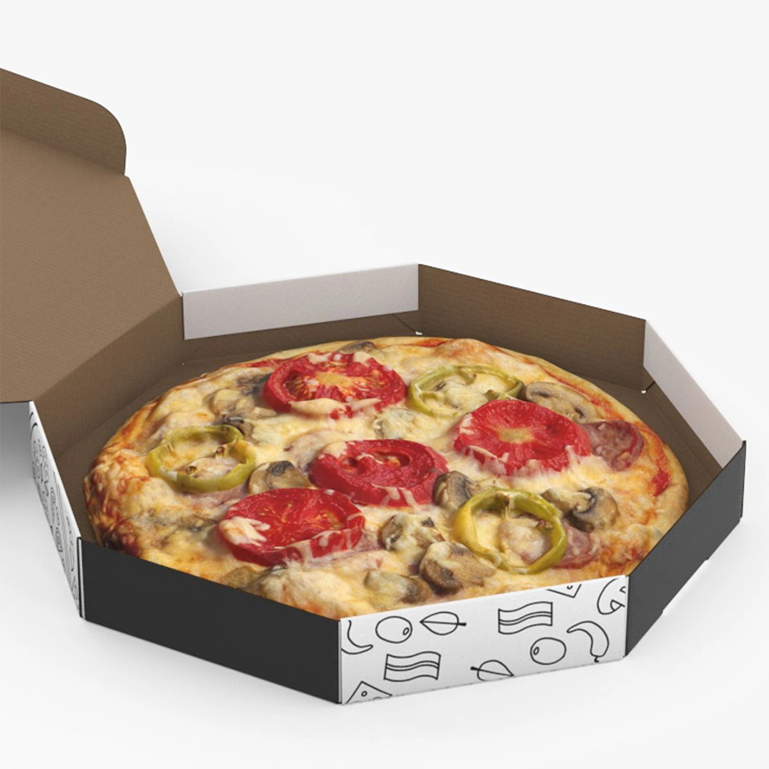 Custom Printed Round Pizza Box