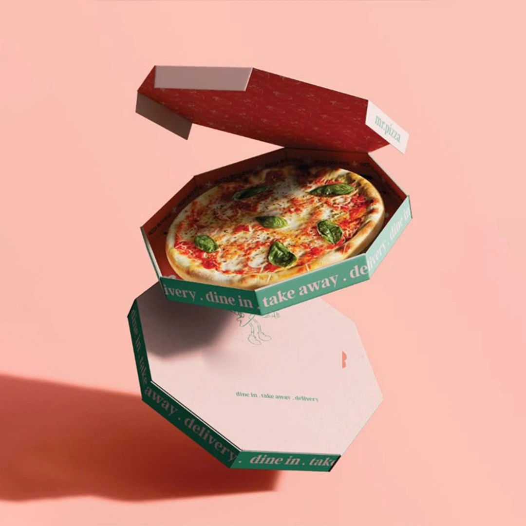 Custom Printed Round Pizza Boxes