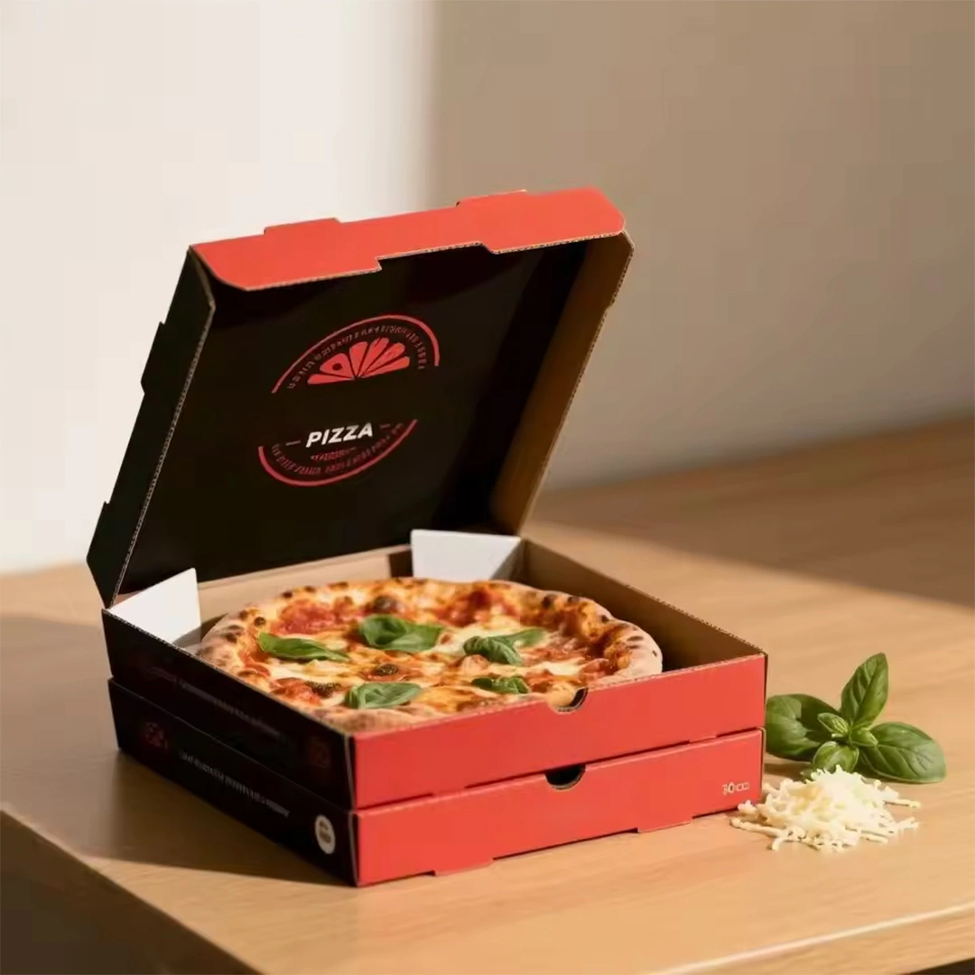 Custom Printed corrugated cardboard pizza boxes