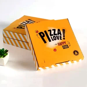 Custom corrugated cardboard pizza boxes