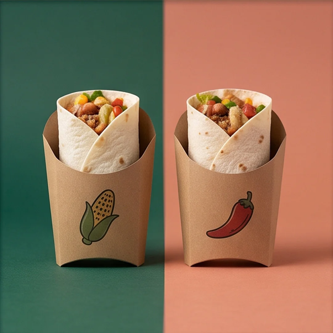 Custom printed Burrito Sleeves