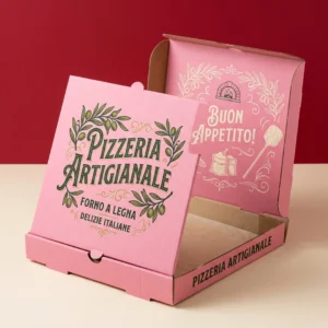 Pink Pizza Boxes