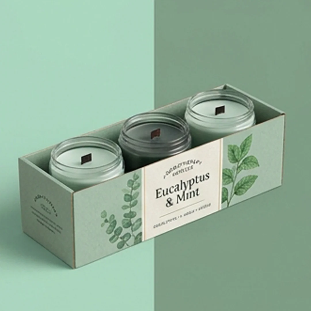 Aromatherapy Custom Candle Packaging